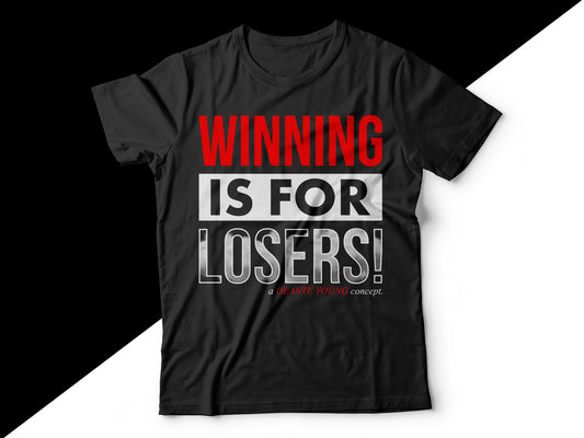 "Winning is For Losers!" Book Cover T-Shirt