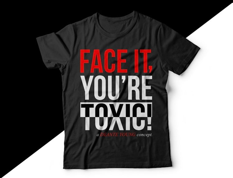"Face It, You're Toxic!" Book Cover T-Shirt